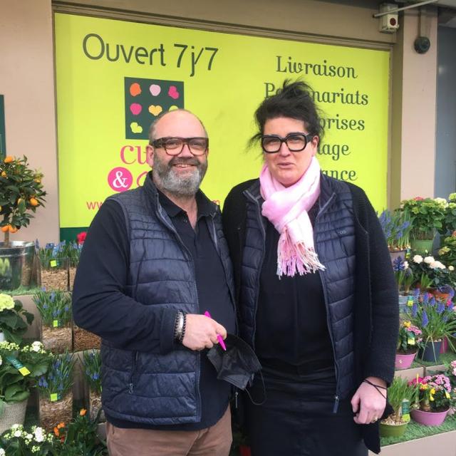 Stéphanie and Sylvain, Le Jardin des fleurs in Rennes