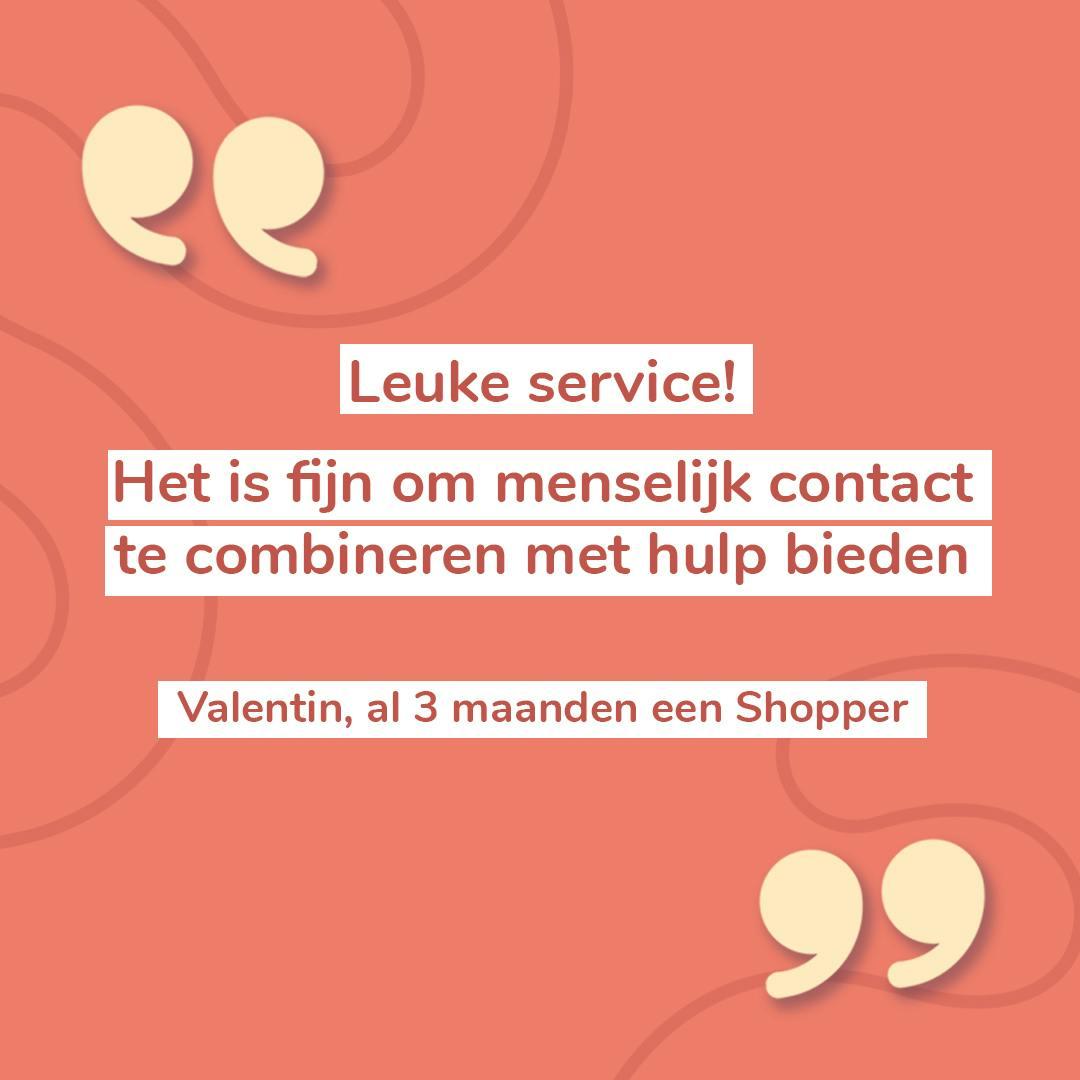 Story of a deliverer with shopopop
