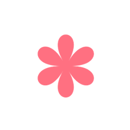 Icona fiore rosa