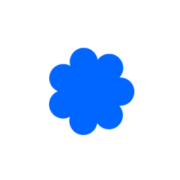icona blu