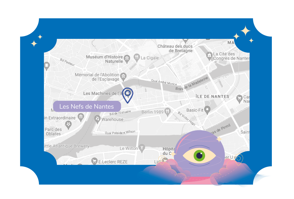 Plan d'accès au Web2Day de Nantes